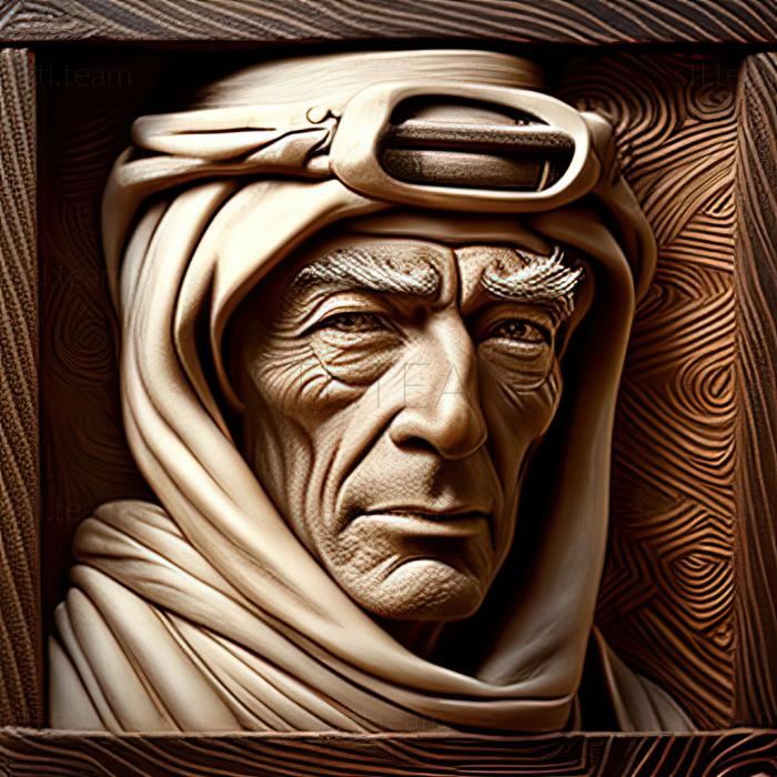 3D model Colonel Lawrence Lawrence of Arabia Peter OToole (STL)